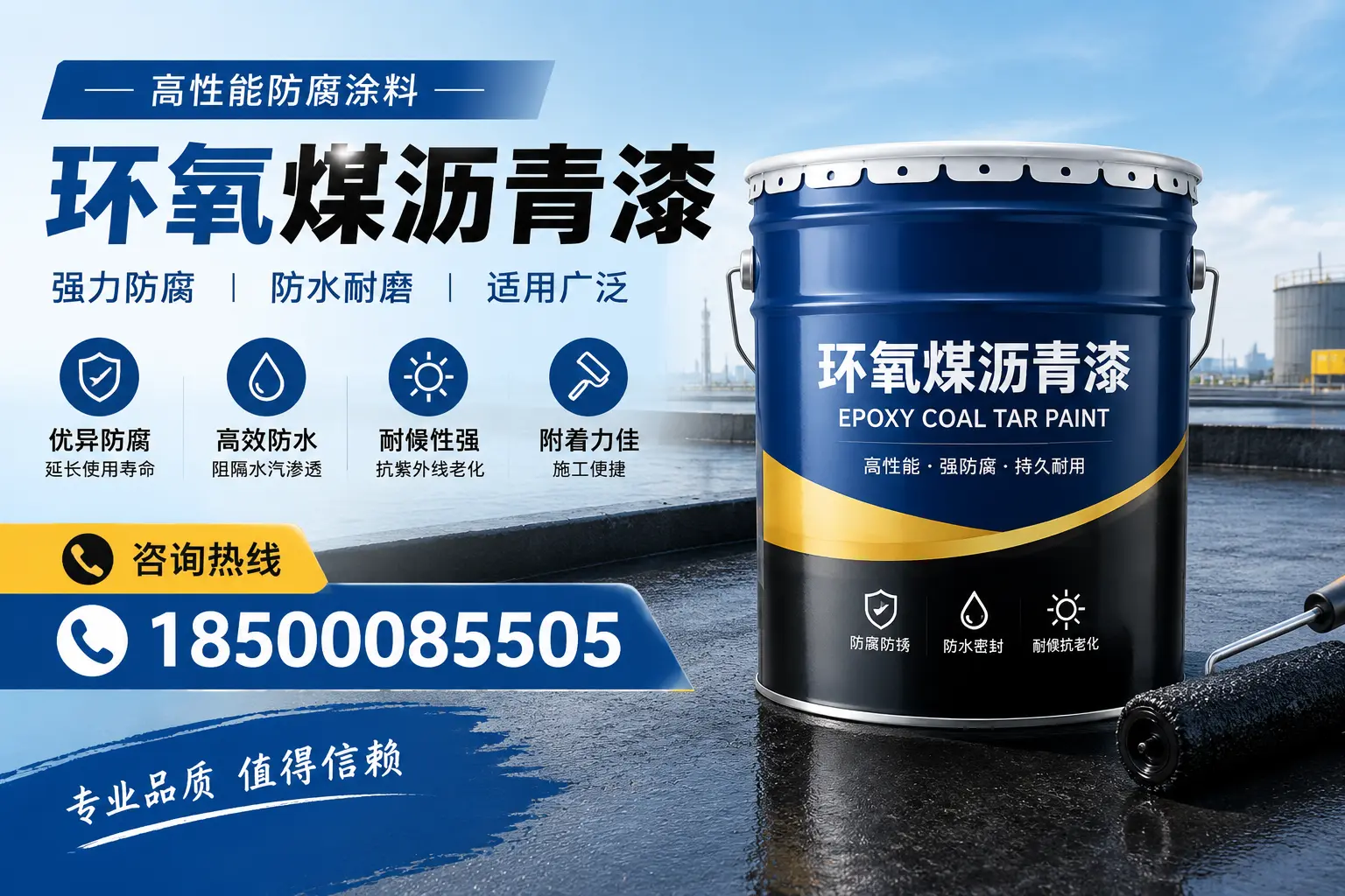 环氧煤沥青漆的主要成分与功能,永州用户深度了解